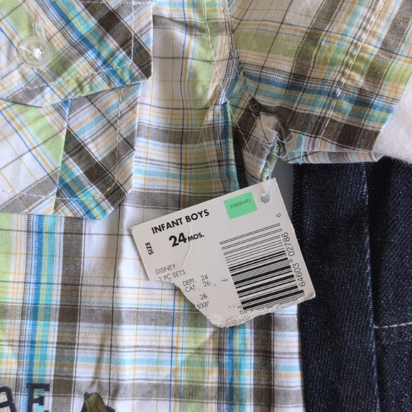 NEW disney tigger baseball 3 piece cotton matching outfit set 24 months baby boy - Picture 6 of 13